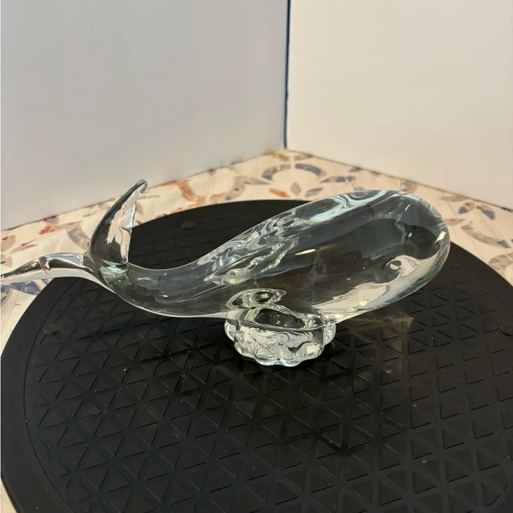 Beautiful Blown Glass Whale - Picture 8 of 8